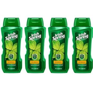 Irish Spring Original Body Wash for Men - 18 fluid ounce, 4 pack