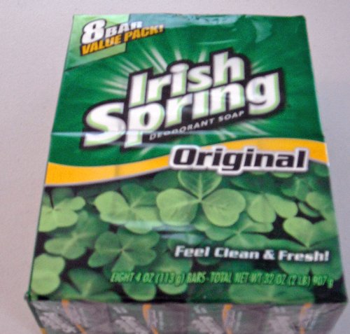 Irish Spring Original 8 Bar (Pack of 4)