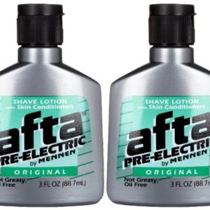 Mennen Afta Pre-Electric Shave Lotion, 3 Ounce (Pack of 2)