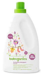 Babyganics 3X Baby Laundry Detergent, Lavender, 60 Fluid Ounce