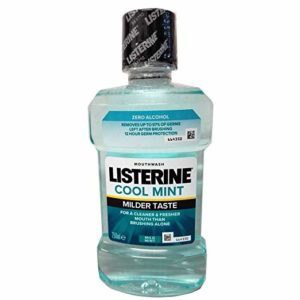 Listerine Zero Mouthwash Mild Mint (250ml) - Pack of 2