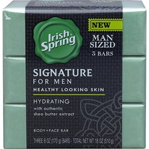Irish Spring Signature for Men Hydrating Bar Soap - 6 ounce (3 Count)