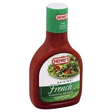 Henri's Dressing Original French, 16-Ounce (Pack of 6)