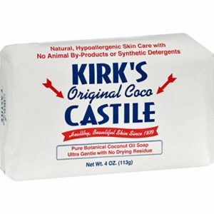 Kirks Natural Original Castile Soap -Pure Botanical Coconut Oil Soap - 4 oz (Pack of 4)
