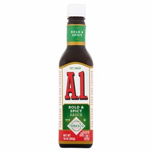 A1 Bold & Spicy Sauce with Tabasco Sauce 10 oz -- Pack of 2