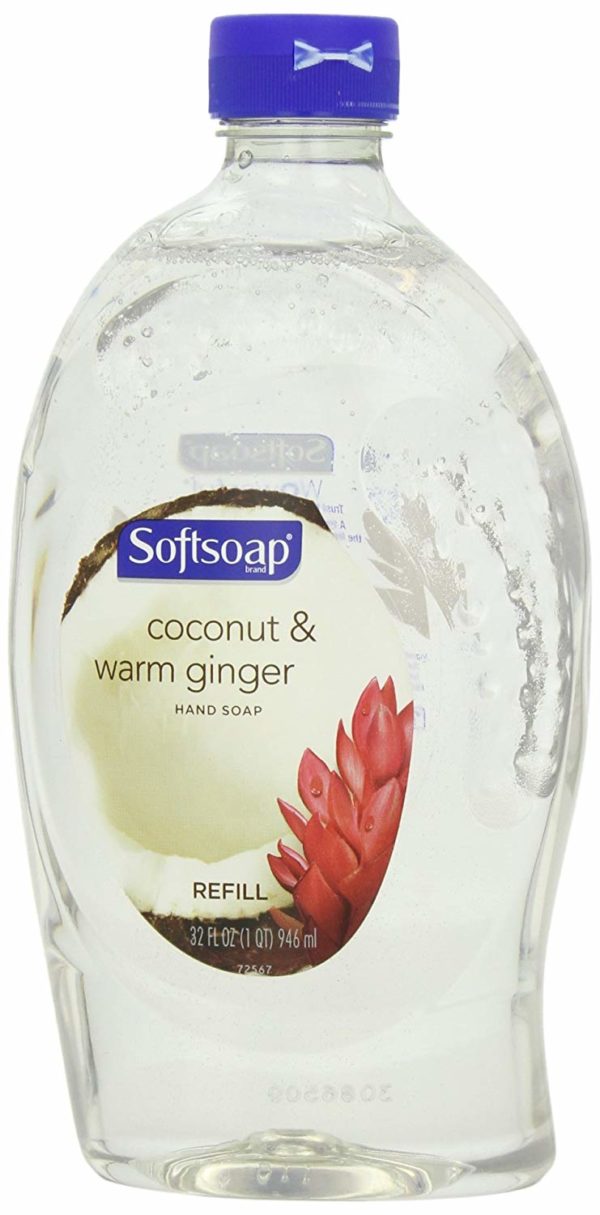 Softsoap Liquid Hand Soap Refill, Coconut and Ginger, 32 Oz