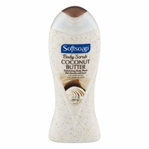 Softsoap Body Butter Coconut Scrub, Body Buff Wash 15 oz