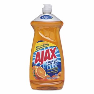 Ajax Triple Action Dish Liquid-Orange, 28 oz
