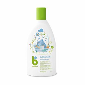 Babyganics Baby Bubble Bath, Fragrance Free, 20oz Bottle, (Pack of 2)
