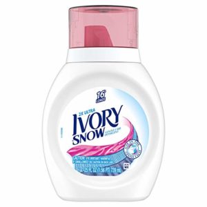 Ivory Snow 2X Ultra Liquid Laundry Detergent, 16 Loads, 25-Ounce, Colors May Vary