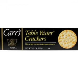 Carrs Table Water Crackers, 4.25 Ounce Package (Pack of 6)