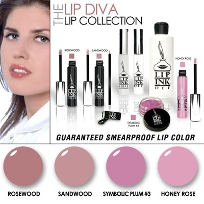 LIP INK Diva Collection - Handcrafted, Smearproof Lip Stain Collection