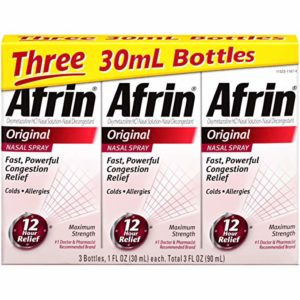 Afrin Original Nasal Spray, 3 Count