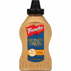 French's Honey Dijon Mustard, Spicy Gourmet Mustard with Honey, Gluten Free, 12 oz