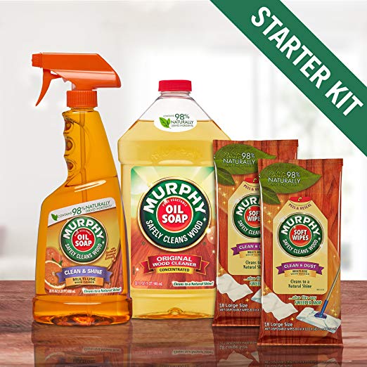 Murphy's Oil Soap Wood Cleaner Kit for Floors and Furniture