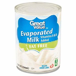 Great Value Evaporated Fat Free Milk 12 oz (3 Pack)