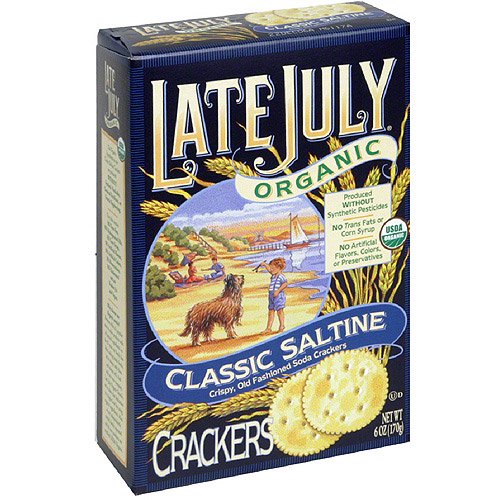 Late July Organic Round Saltine Crackers, 6 oz