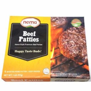Nema Beef Patties - 4pc