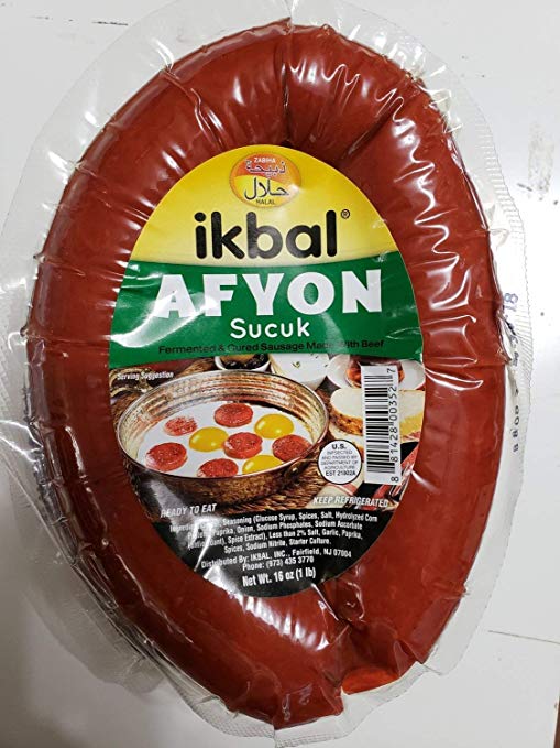 Ikbal Afyon Style Halal Sujuk Soudjouk Sucuk