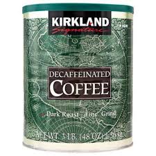 Kirkland Signature Dark Rost Fine Grind Decaf Arabica Coffee, 48 Ounce