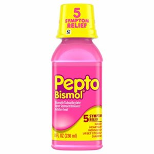 Pepto-Bismol Original Liquid 5 Symptom Relief, Including Upset Stomach & Diarrhea 8 Oz