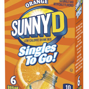 Sunny D Singles To Go! Orange 3 pack!