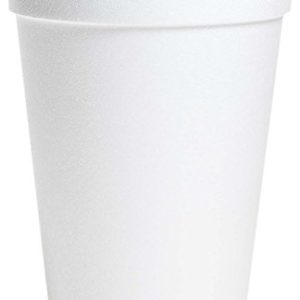 Wincup 16C18 Foam Cups, 16 oz, White (20 Sleeves of 25 Cups)