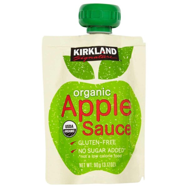 Kirkland Signature Organic Apple Sauce, 76.08 Ounce
