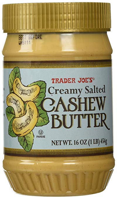 Trader Joes Creamy Salted Cashew Butter