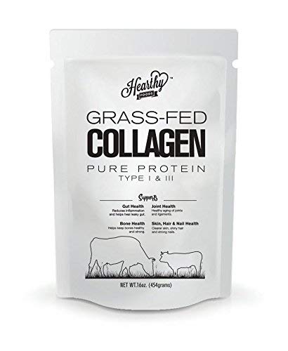 Hearthy Foods, Halal Collagen, Grass-Fed Type I and Type III