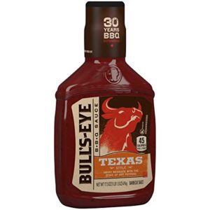 Bull's-Eye Texas Style Regional BBQ Sauce (17 oz Bottles, Pack of 6)