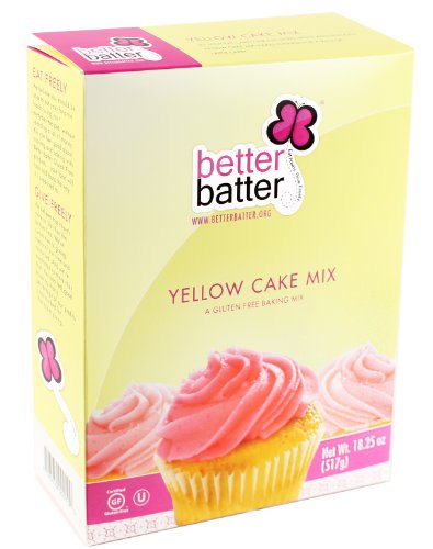 Better Batter Cake Mix Gluten Free Yellow -- 18.25 oz