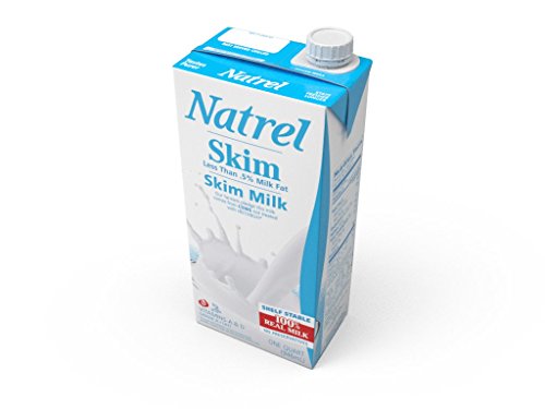 Natrel Milk Skim, 32 Ounce (Pack of 6)