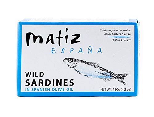Matiz España Wild Spanish Sardines in Olive Oil, 4.2-Ounce (2 Pack)
