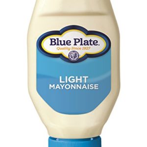 Blue Plate Light Mayonnaise, 18 Ounce Squeeze Bottle (Pack of 6)