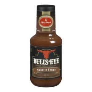 Bullseye Sweet & Sticky BBQ Sauce, 425ml/14oz, {Imported from Canada}