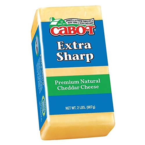 Cabot Seriously Sharp Premium Natural Cheddar Cheese 2lb - Halal