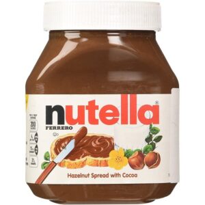 NUTELLA FERRERO, 2 JARS- 26.5 OUNCE , HAZELNUT SPREAD by Nutella