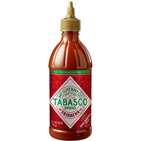 Tabasco Sriracha Sauce - Authentic Thai Chili Sauce - 20 Ounce Plastic Bottle