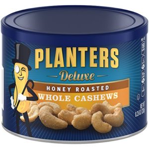 Planters Deluxe Whole Cashews Honey Roasted, 8.25 oz(Pack of 3)