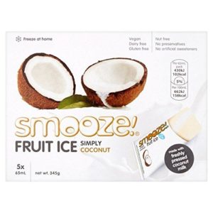 Smooze Simply Coconut Fruit Ice Lollies - 5 x 65ml (10.99fl oz)