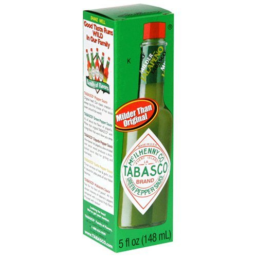 Tabasco Green Pepper Sauce, 5-Ounce Bottle