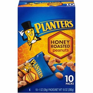 Planters Dry Honey Roasted Peanuts (1 oz Bags, Pack of 60)
