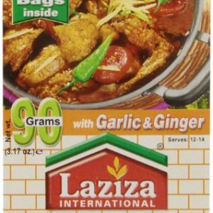 Laziza Karahi Fry Meat Masala, 90-Gram Boxes (Pack of 6)