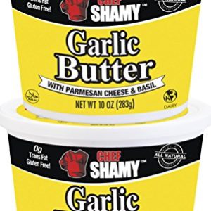 Chef Shamy Garlic Butter, Parmesan Basil, 10 Ounce (Pack of 2)