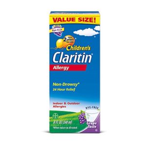 Claritin Children's Allergy Non-Drowsy Syrup, Grape, 8 oz