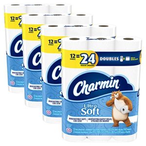 Charmin Ultra Soft Toilet Paper, 48 Double Rolls = 96 Regular Rolls