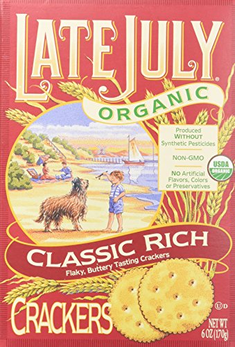 Late July Snacks Organic Classic Rich Crackers - 6 oz