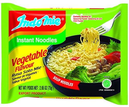 Indomie Instant Noodle Soup Vegetable Flavour (Pack of 30)