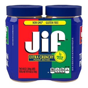 Jif Extra Crunchy Peanut Butter, 96 Ounce